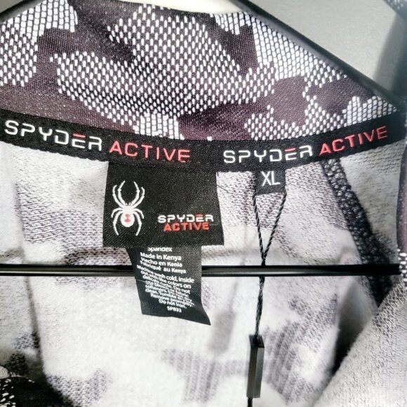 NWT Spider Athleisure Short Length Camo Print Half Zip Women's Jacket Size XL - Picture 5 of 7